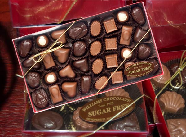 Sugar-free chocolates